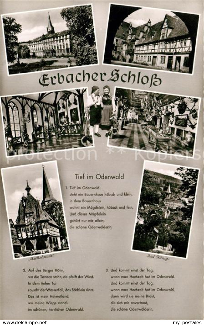 72999692 Erbach Odenwald Schloss Kirche  Erbach Odenwald - Erbach
