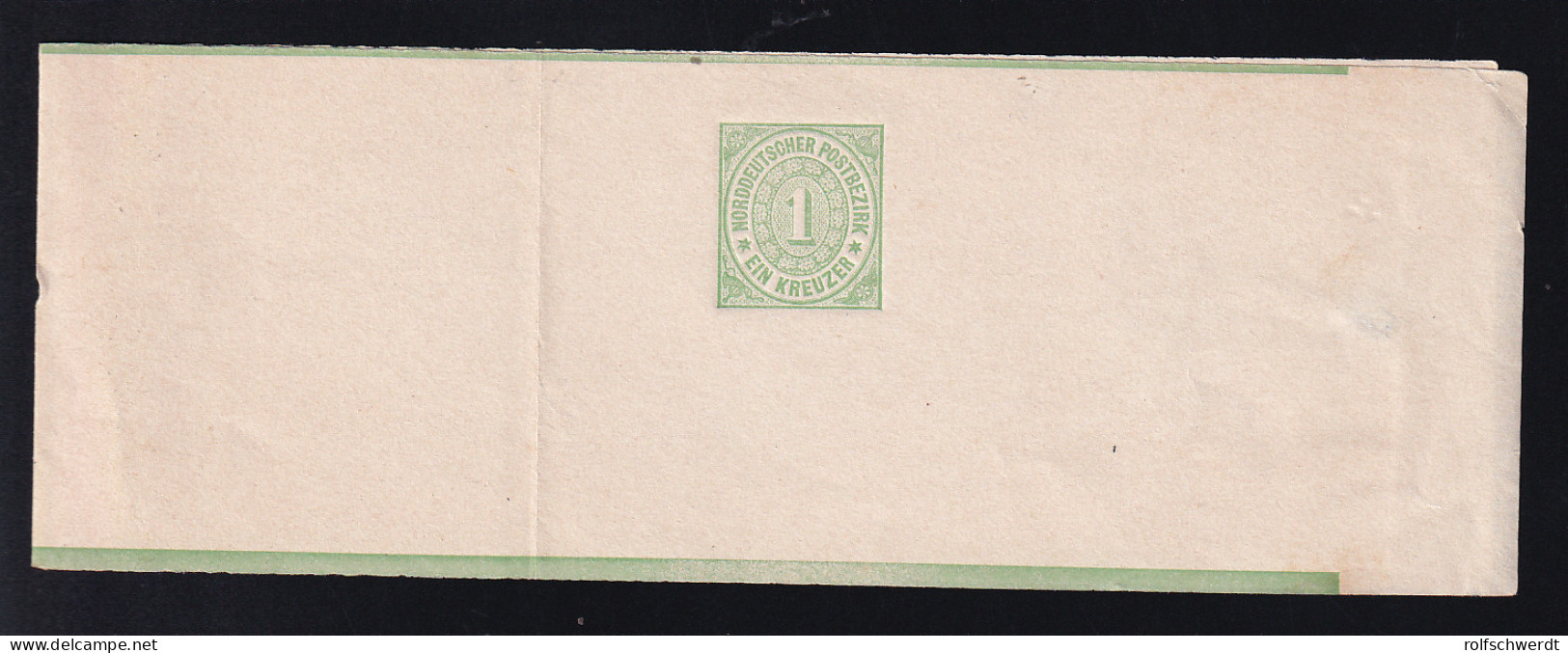 Streifband Ziffer 1 Kr. - Postal  Stationery