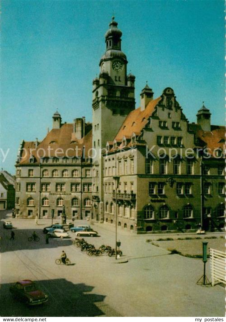 72998235 Doebeln Roter Platz Mit Rathaus Doebeln - Doebeln