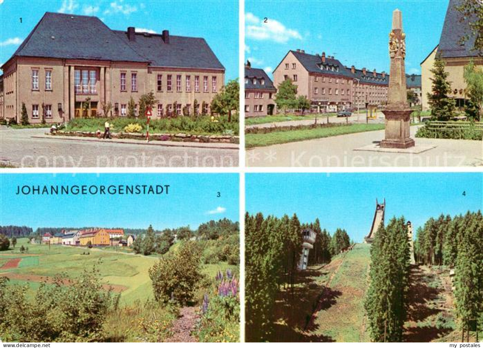 72997279 Johanngeorgenstadt Kulturhaus Karl Marx Postsaeule Ferienheim Schwefelw - Johanngeorgenstadt