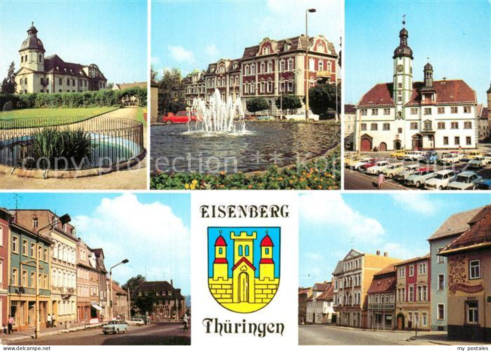 72996299 Eisenberg Thueringen Schlosskirche Platz Der Republik Rathaus Thaelmann - Eisenberg