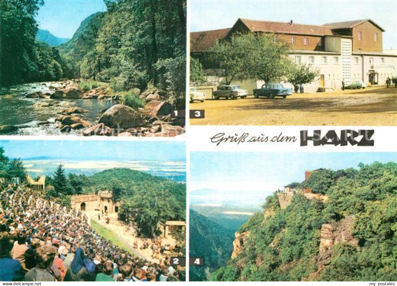 72996279 Harz Region Bodetal Harzer Bergtheater Thale Berghotel Rosstrappe Hexen - Harzgerode