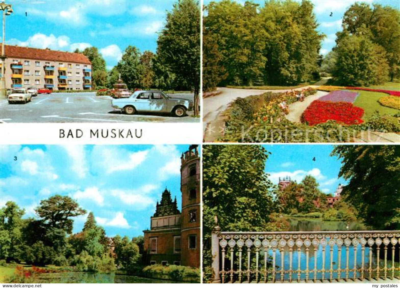 72996260 Bad Muskau Oberlausitz PdF Park Moorbad Schlossruine Bad Muskau Oberlau - Bad Muskau