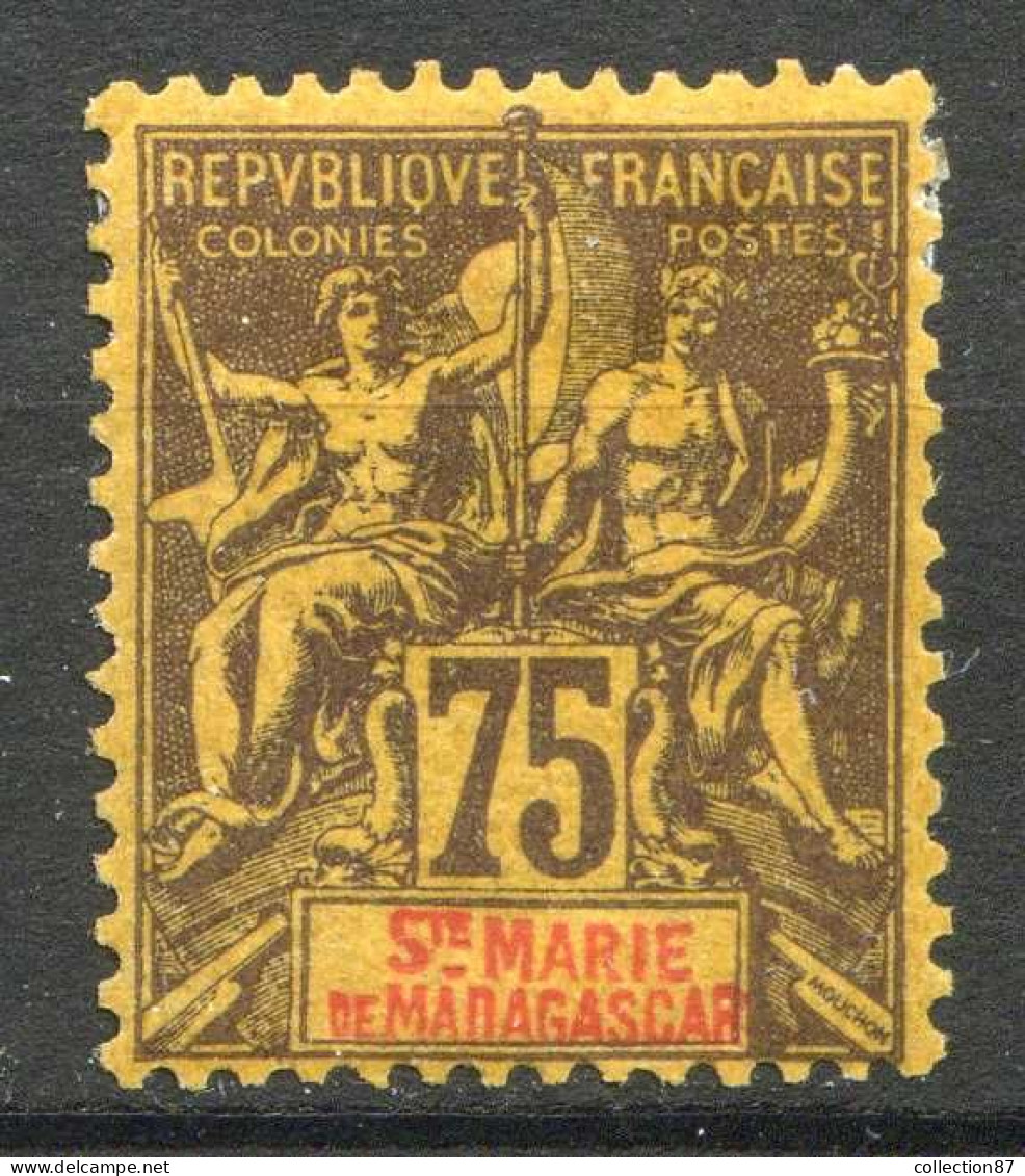 Réf 085 > SAINTE MARIE De MADAGASCAR < N° 12 * < Neuf Ch -- MH * - Ongebruikt