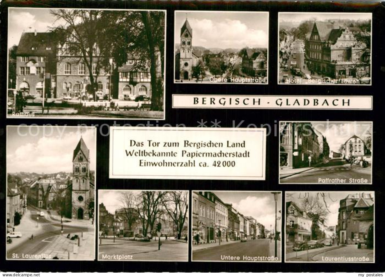 72995701 Bergisch Gladbach Obere Hauptstrasse Sankt Laurentius Marktplatz Rathau - Bergisch Gladbach