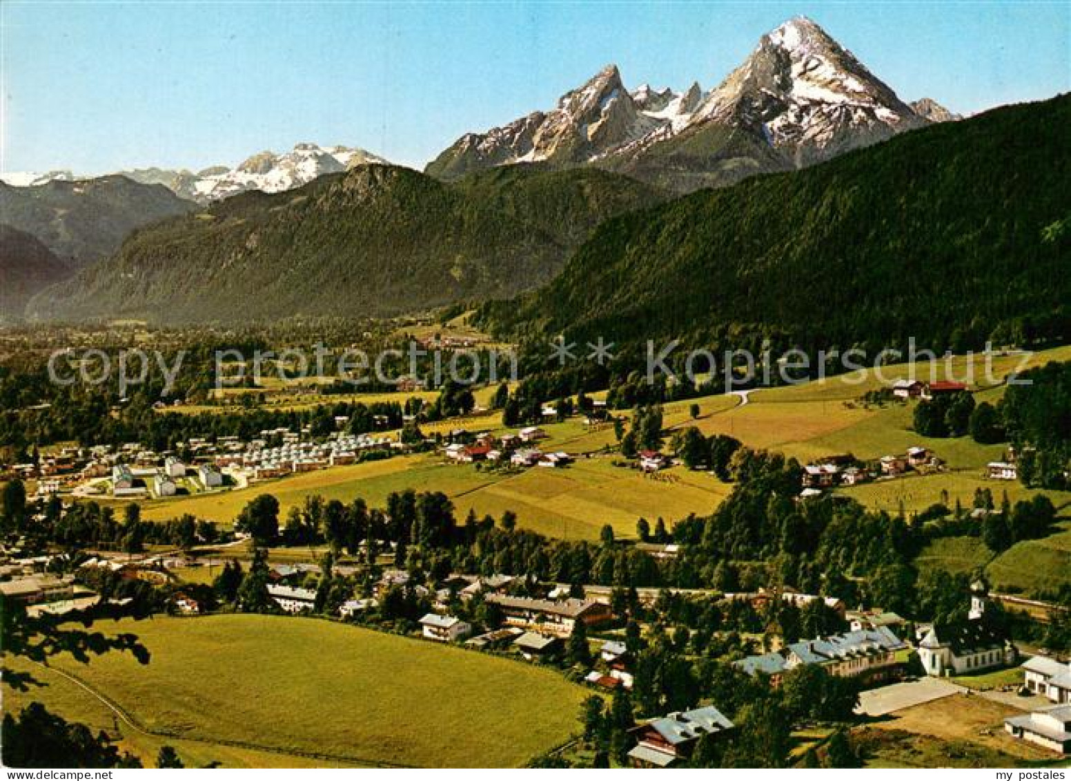 72993739 Bischofswiesen Panorama Mit Watzmann Bischofswiesen - Bischofswiesen