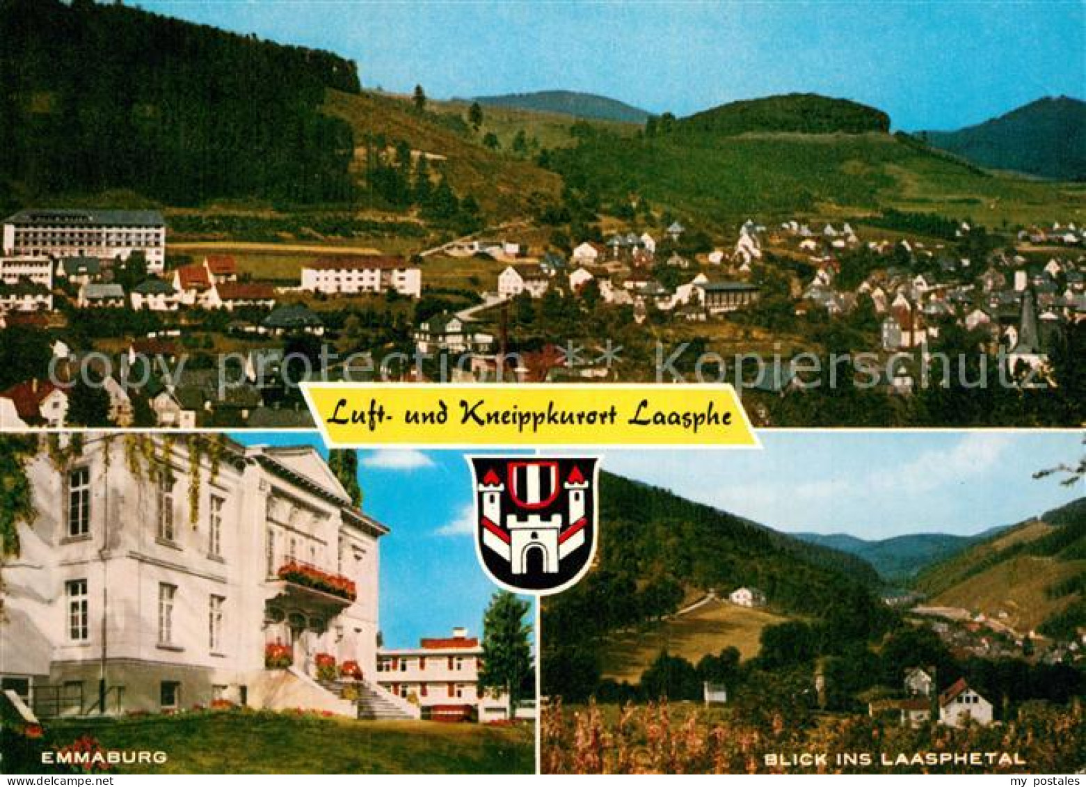 72991539 Laasphe Bad Fliegeraufnahme Emmaburg  Amtshausen - Bad Laasphe