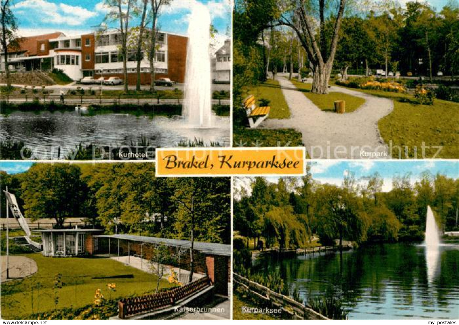 72991492 Brakel Westfalen Kurparksee Kurhotel  Brakel - Brakel