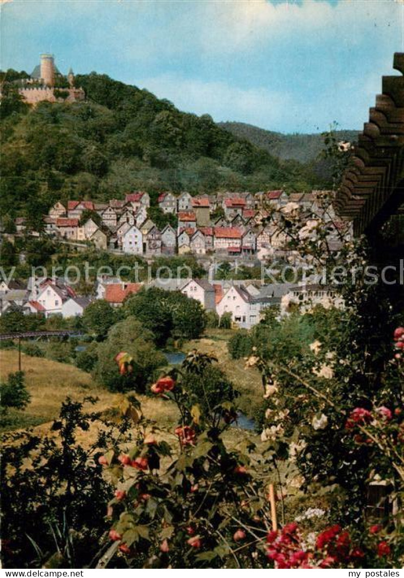 72987924 Biedenkopf Panorama Luftkurort Burg Biedenkopf - Biedenkopf