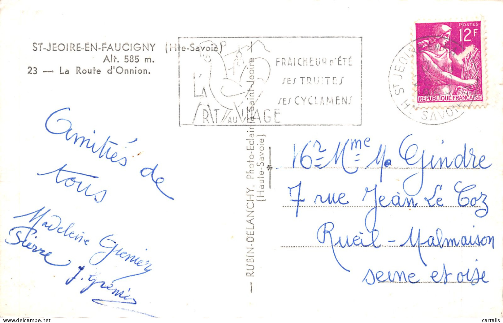 74-SAINT JEOIRE EN FAUCIGNY-N°4223-A/0331 - Saint-Jeoire