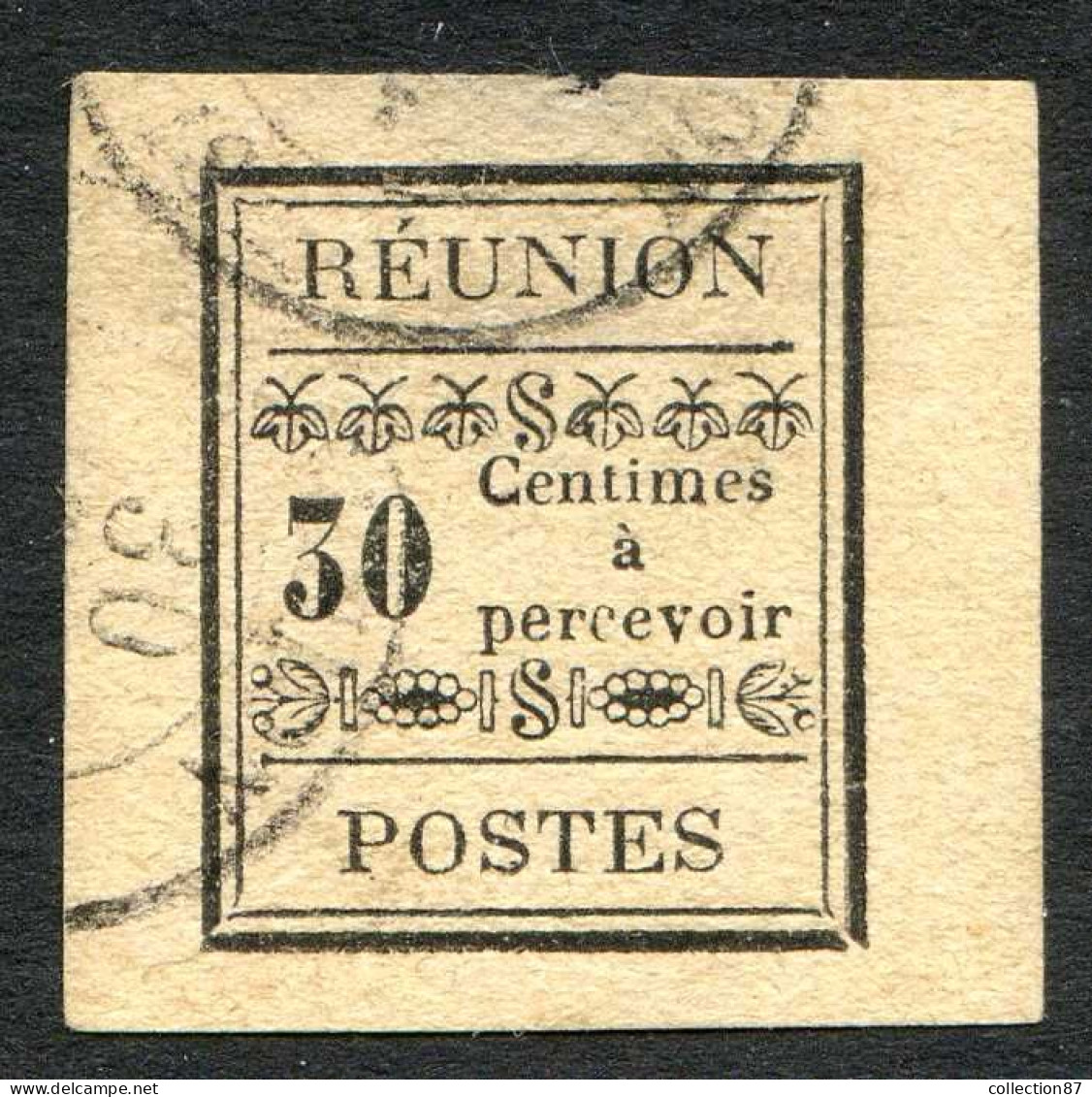 Réf 085 > REUNION < Taxe N° 5 < Ø Oblitéré < Ø Used - Postage Due