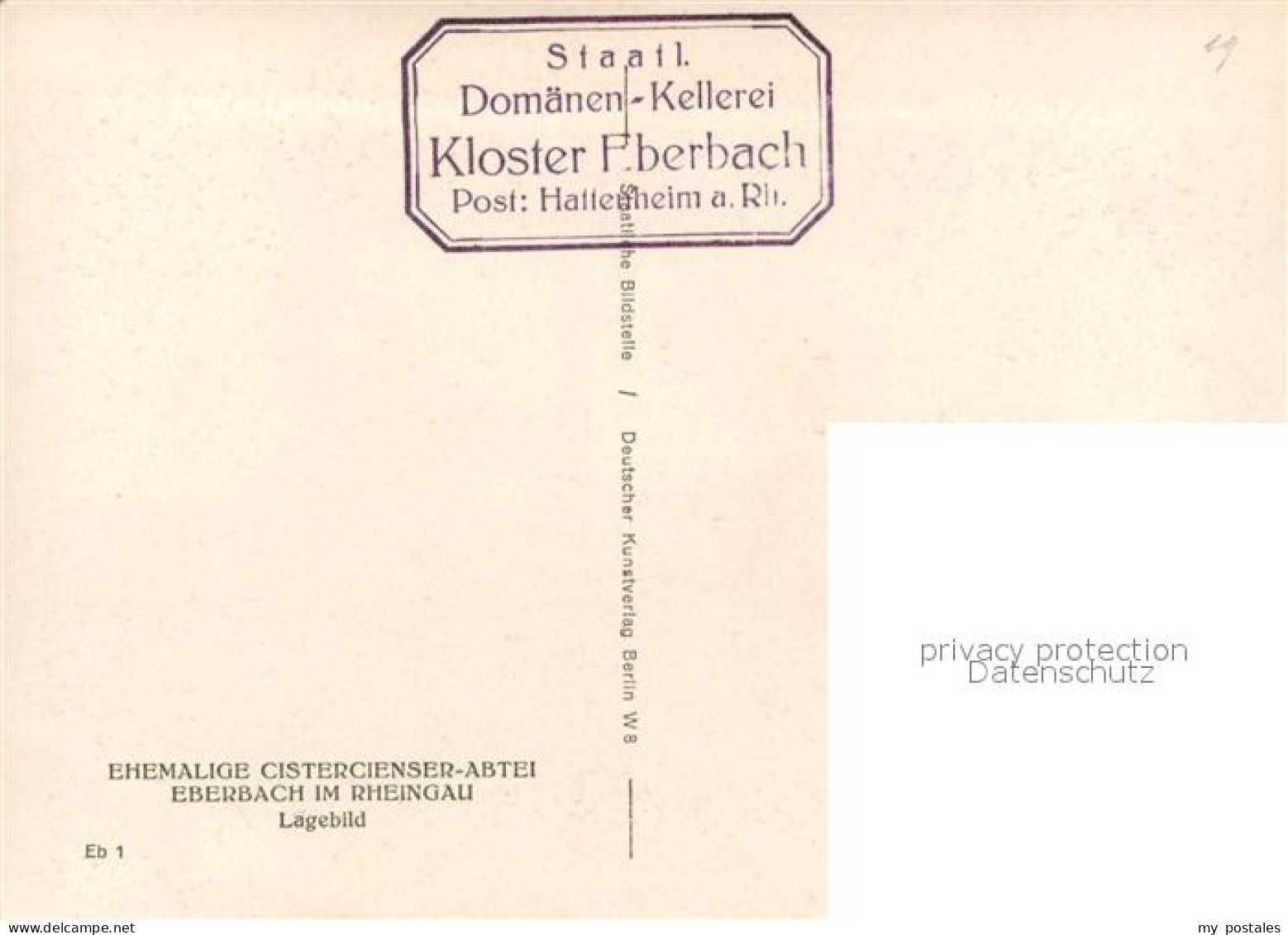 72985634 Hattenheim Rheingau Kloster Eberbach Ehemalige Zisterzienserabtei Lands - Eltville