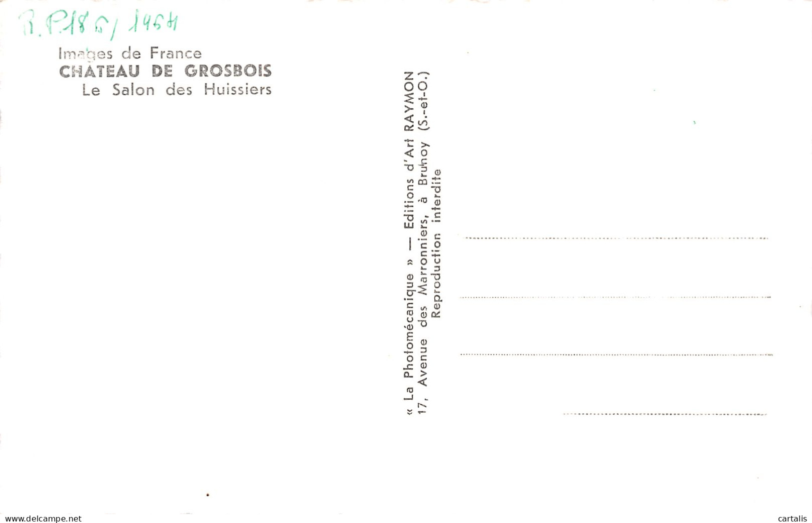 94-MAROLLES EN BRIE CHATEAU DE GROSBOIS-N°4228-E/0149 - Marolles En Brie