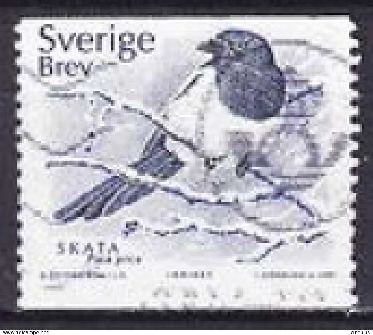 2001. Sweden. Eurasian Magpie (Pica Pica). Used. Mi. Nr. 2229 - Gebraucht