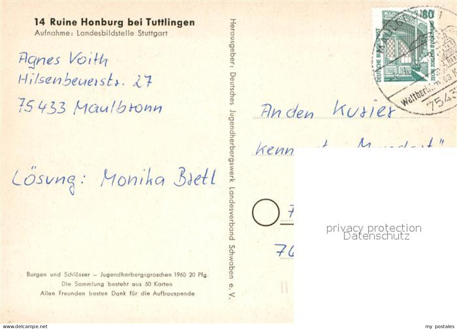 72984935 Tuttlingen Ruine Honburg Tuttlingen - Tuttlingen