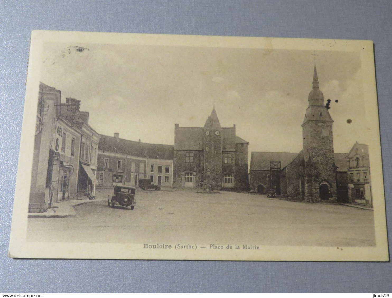 BOULOIRE, SARTHE, PLACE DE LA MAIRIE, CPA - Bouloire