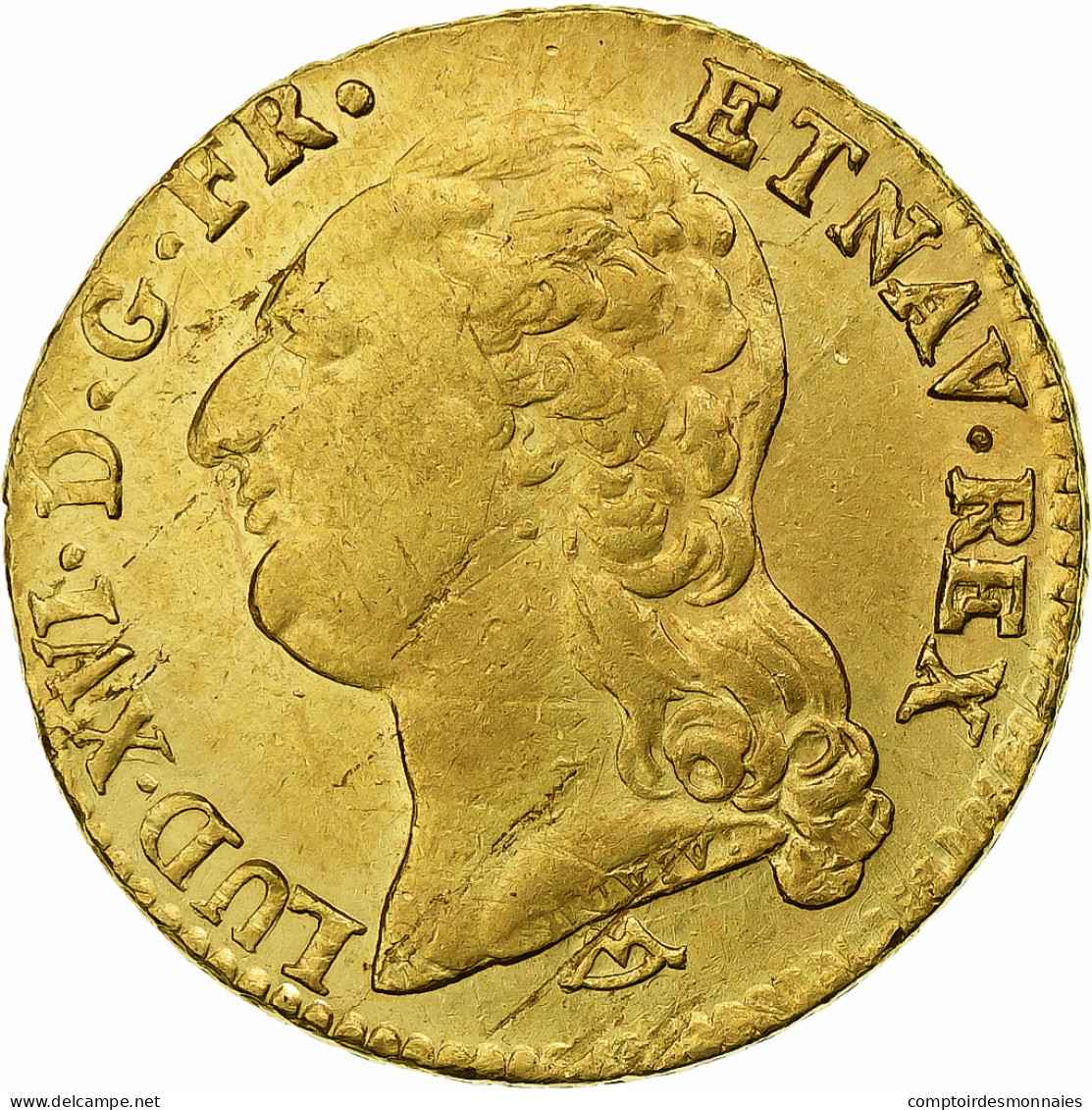 France, Louis XVI, Louis D'or à La Tête Nue, 1786, Montpellier, Or, TTB+ - 1774-1791 Louis XVI