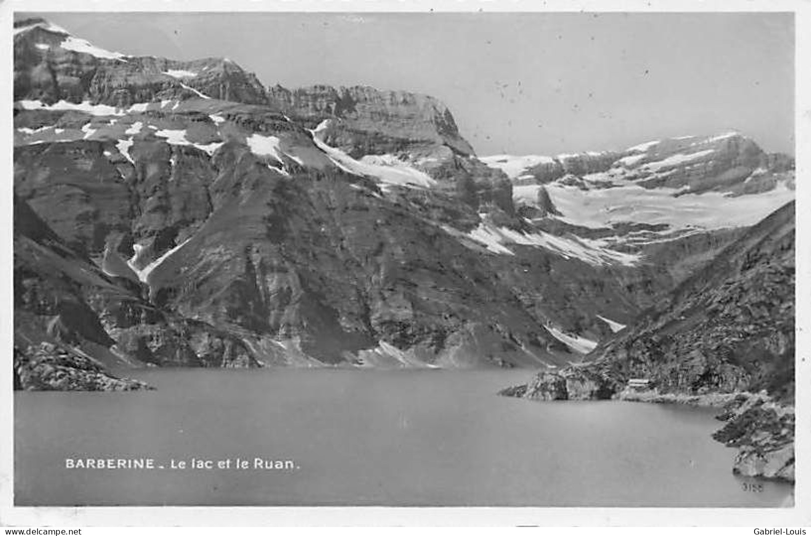 Barberine Et Le Lac De Ruan 1932 Finhaut - Finhaut