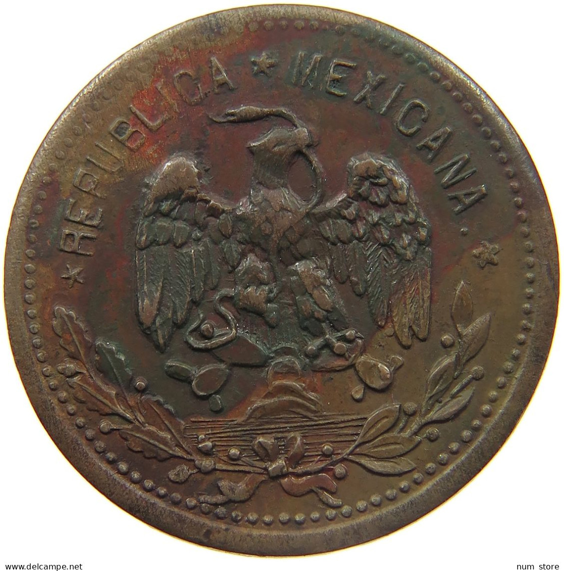 MEXICO 10 CENTAVOS 1915 GUERRERO #MA 024425 - México