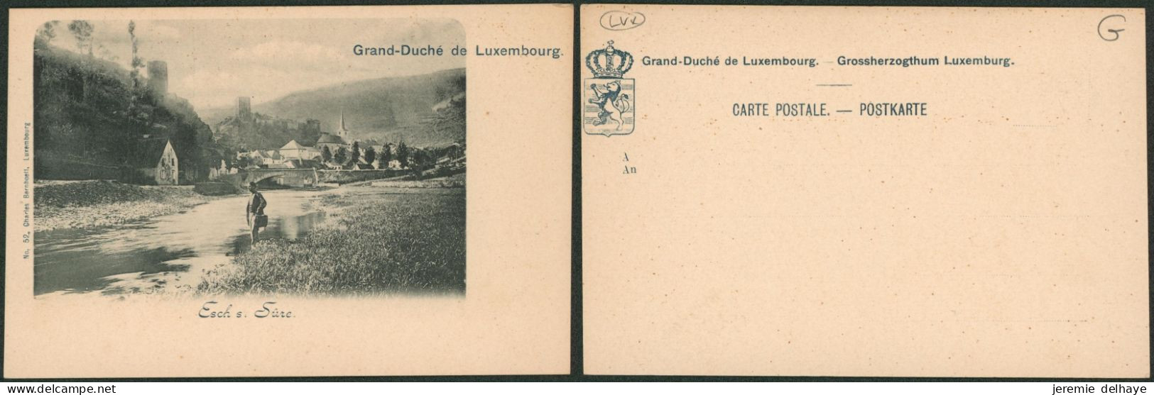 Carte Postale - Esch-sur-Sûre (Charles Bernhoeff, N°52) - Esch-sur-Sure