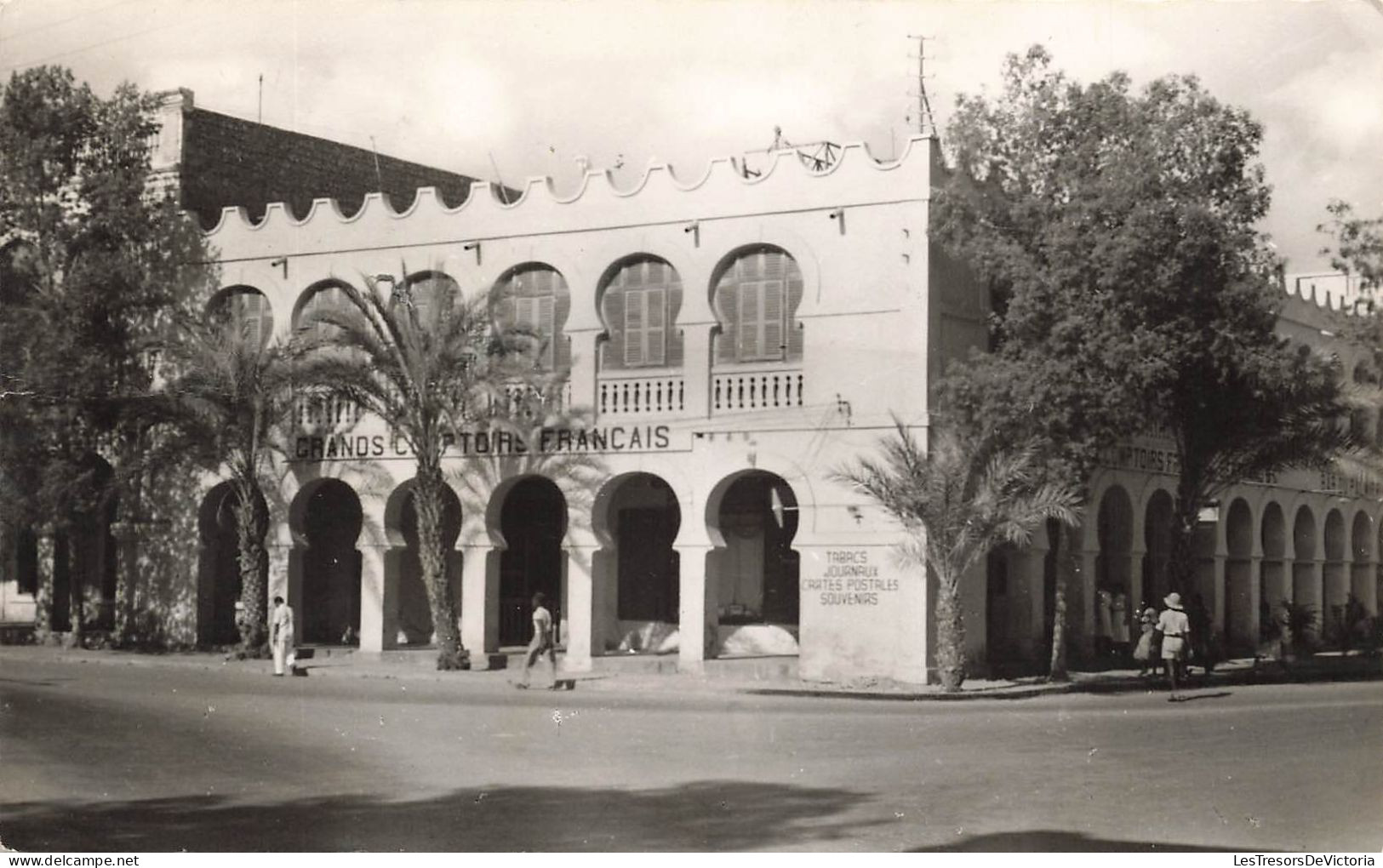 Djibouti - Grands Comptoirs Français - Place Ménélick - Carte Postale Ancienne - Djibouti