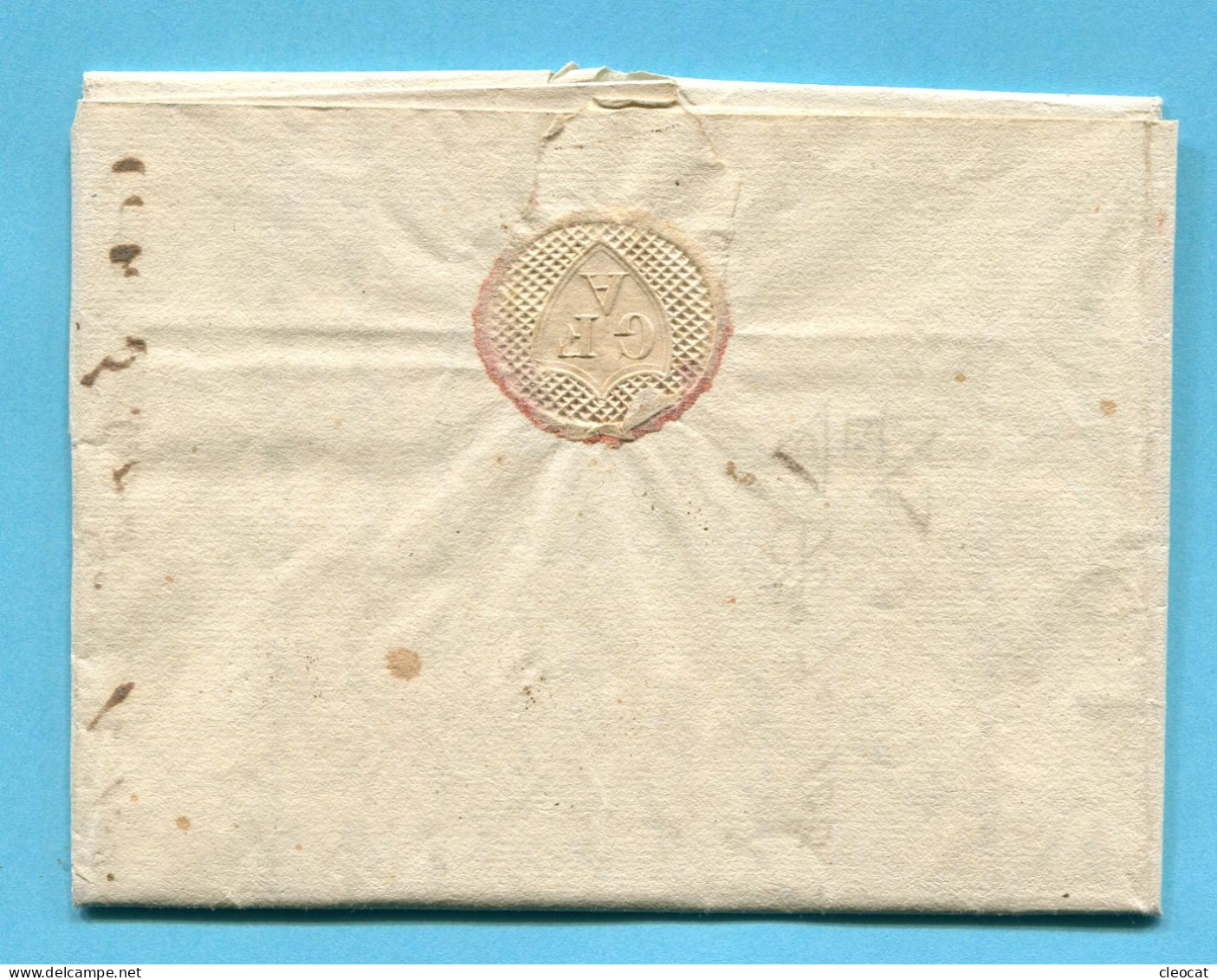 Faltbrief Von Magadino Nach Svitto 1820 - ...-1845 Prephilately