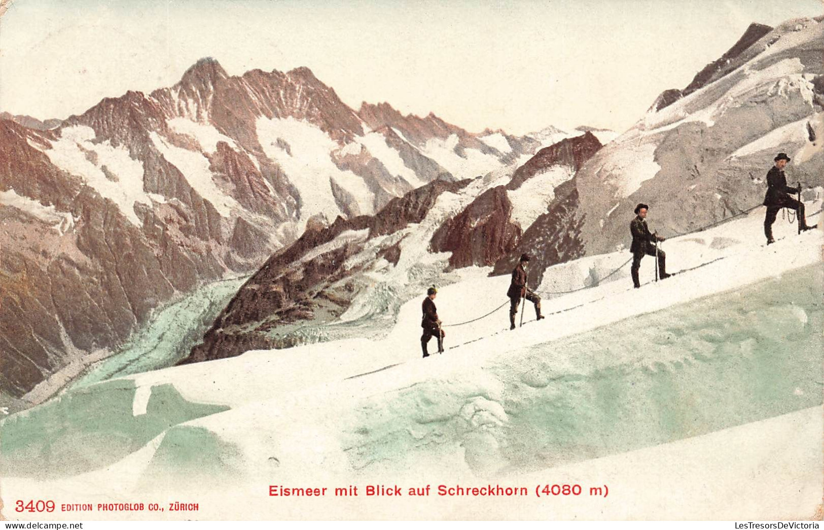 SUISSE - Eismeer Mit Blick Auf Schreckhorn - Colorisé - Carte Postale Ancienne - Lausanne