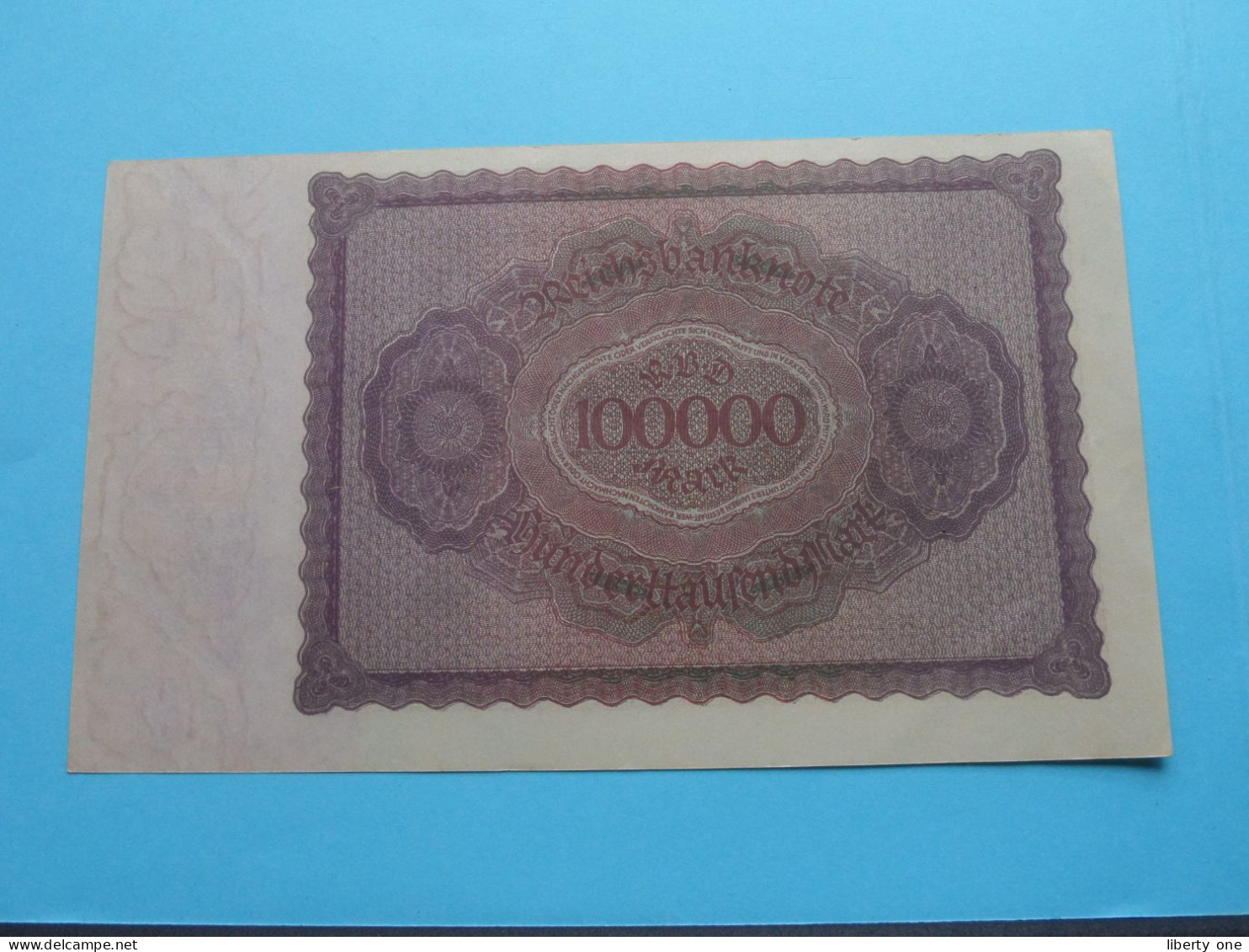 Reichsbanknote 10.000 Hunderttausend Mark L.03615363 - Berlin Den 1 Februar 1923 ( Zie / Voir Scans ) XF ! - 100.000 Mark