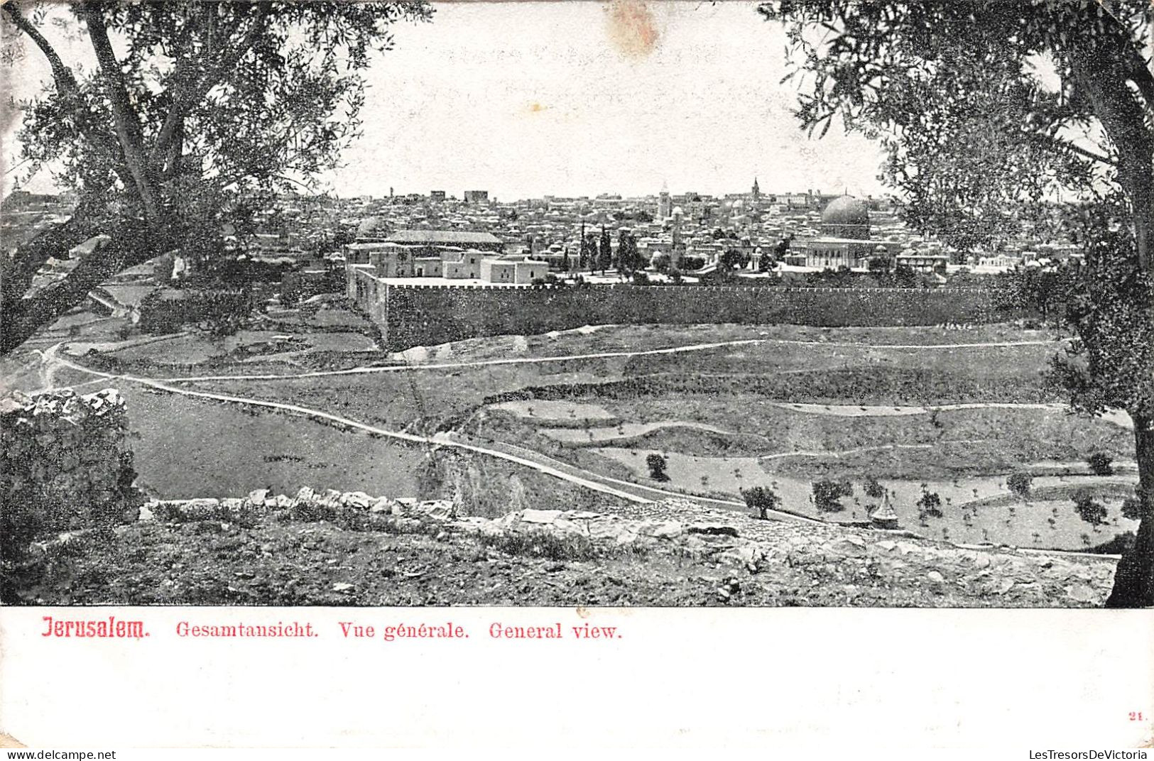 ISRAEL - Jerusalem - Gesamtansicht - Vue Générale - General View - Carte Postale - Israel