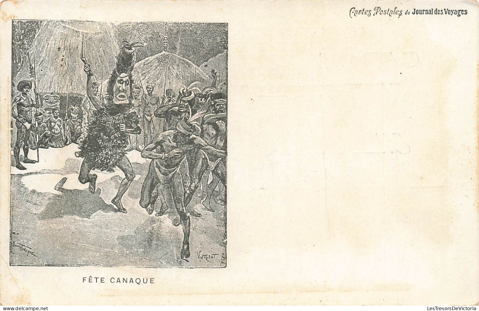 ETHNIQUES & CULTURES - Fête Canaque - Carte Postale Ancienne - Europa