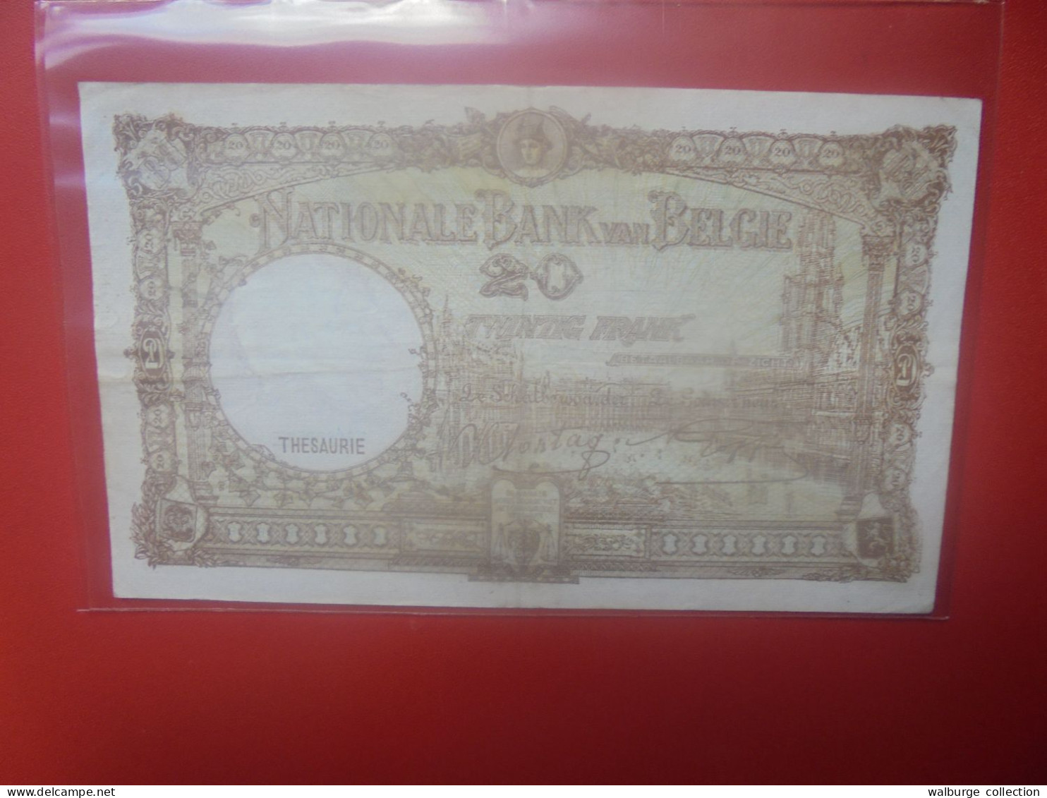 BELGIQUE 20 Francs 1941 Circuler (B.33) - 20 Francs