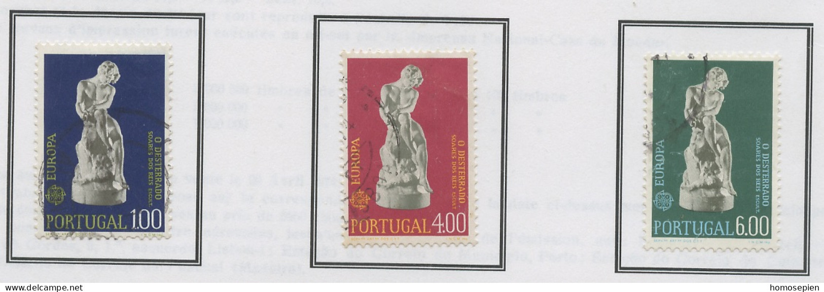 Portugal 1974 Y&T N°1211 à 1213 - Michel N°1231 à 1233 (o) - EUROPA - Oblitérés