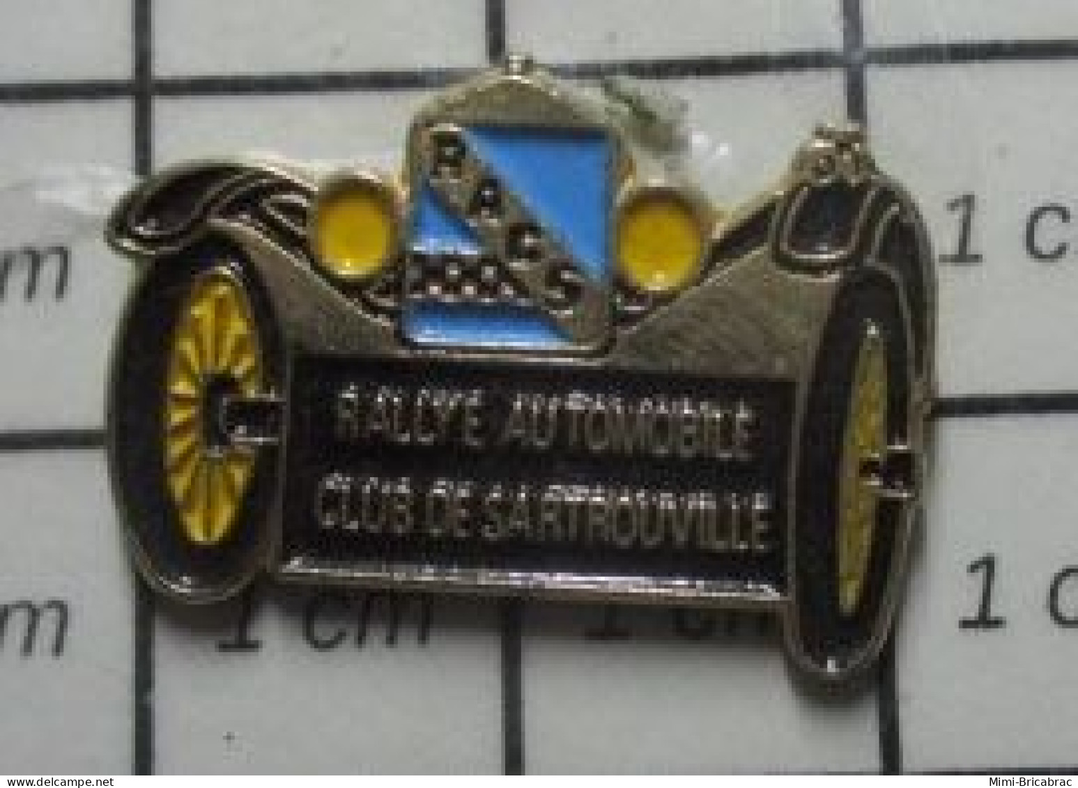 715c Pin's Pins / Beau Et Rare / AUTOMOBILES / RACS RALLYE AUTOMOBILE CLUB DE SARTROUVILLE - Rallye
