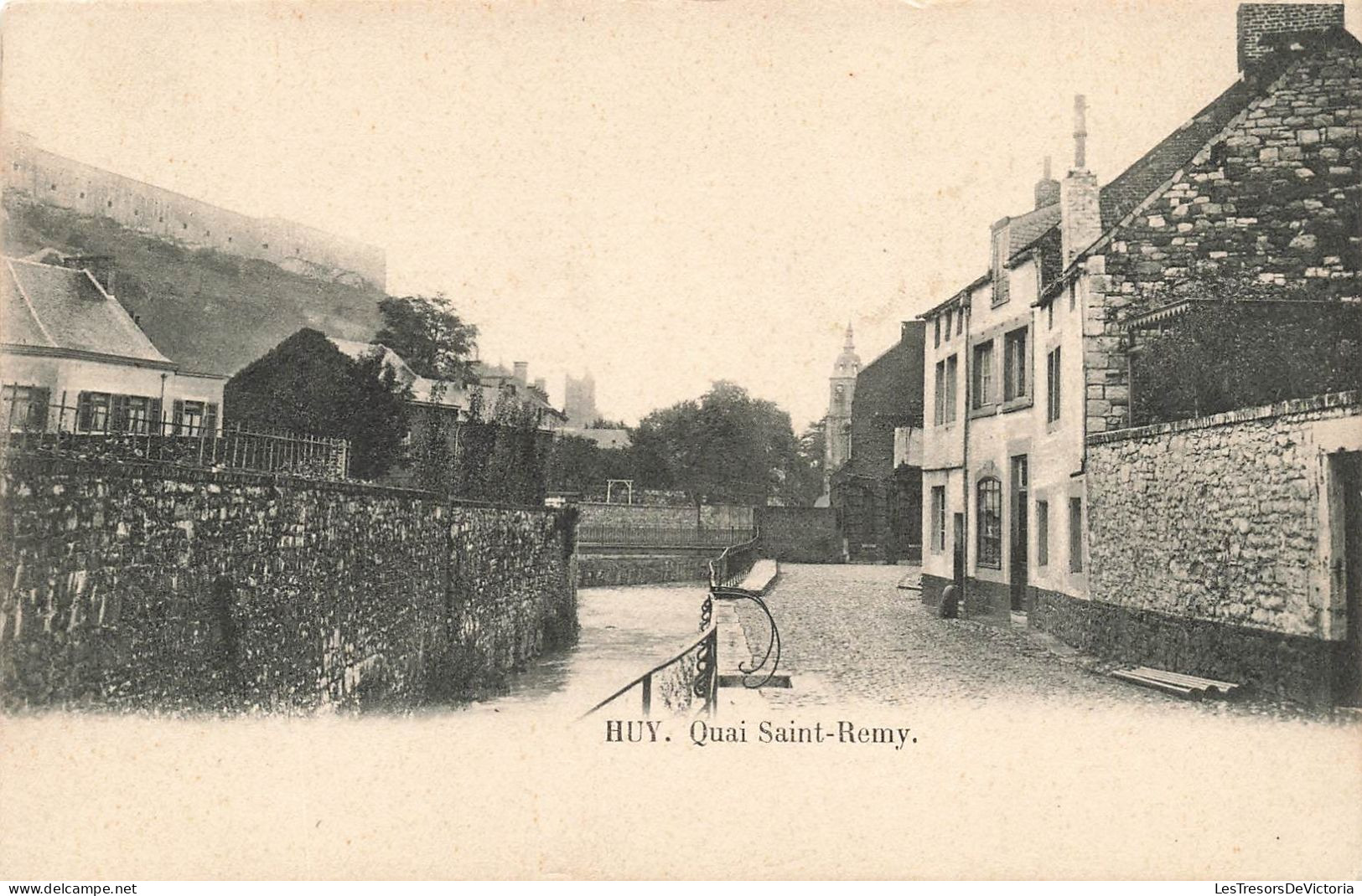 BELGIQUE - Huy - Vue Sur Le Quai Saint Rémy - Carte Postale Ancienne - Hoei