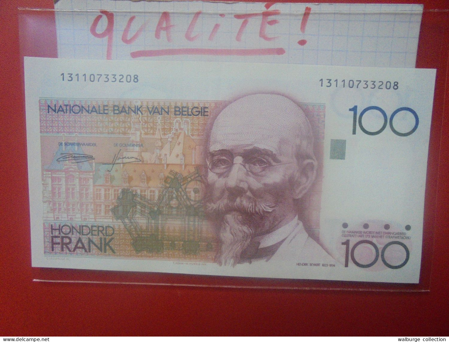 BELGIQUE 100 Francs 1982-94 Circuler Belle Qualité  (B.33) - 100 Francs