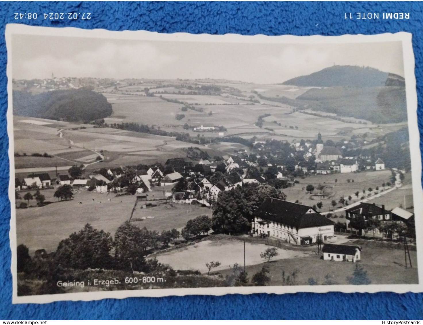 Geising Im Erzgebirge, Gesamtansicht Mit Schützenhaus, Altenberg, 1930 - Altenberg