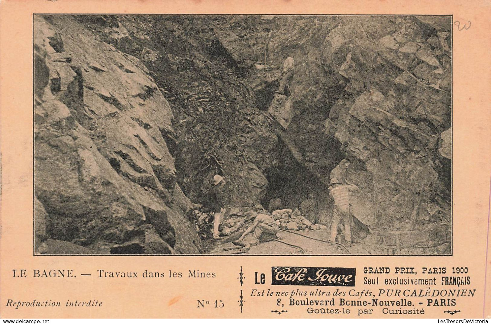 HISTOIRE - Le Bagne - Travaux Dans Les Mines - Carte Postale Ancienne - Geschichte