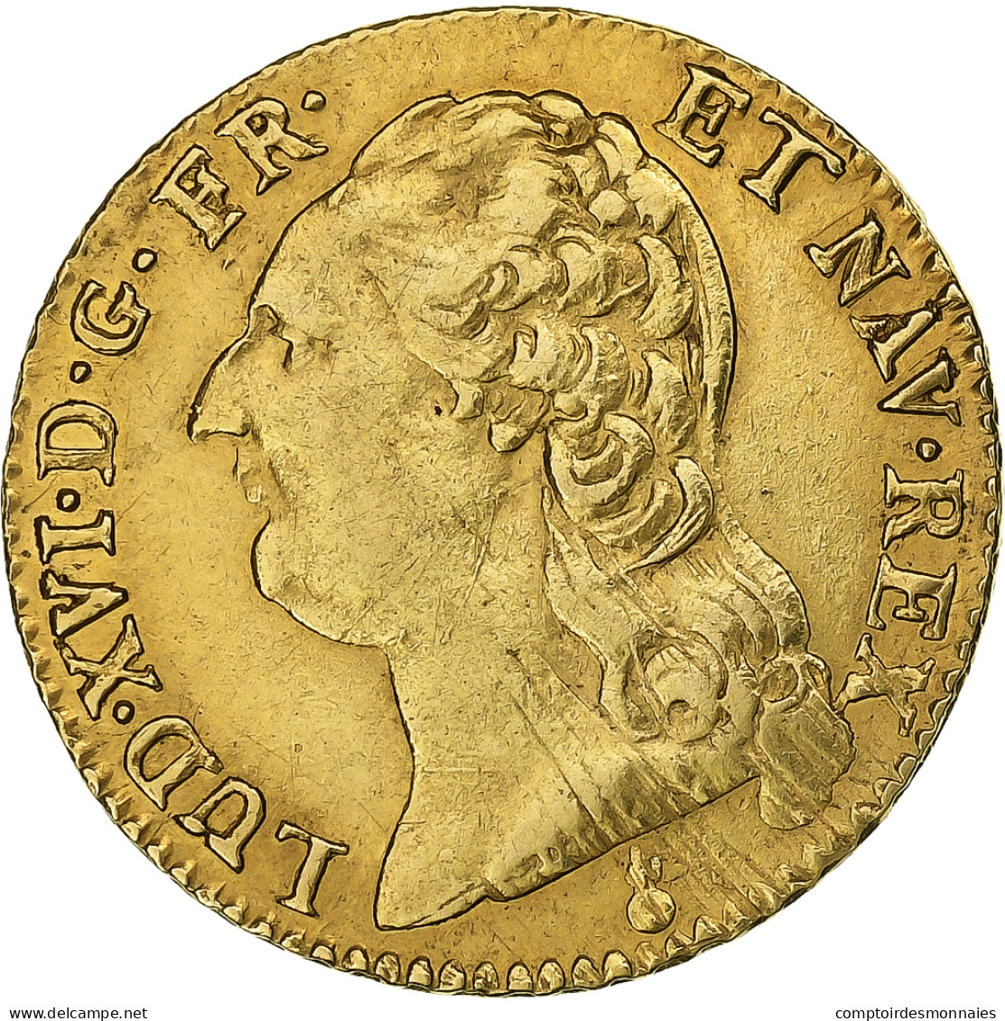 France, Louis XVI, Louis D'or à La Tête Nue, 1788, Metz, Or, TTB+, Gadoury:361 - 1774-1791 Luis XVI