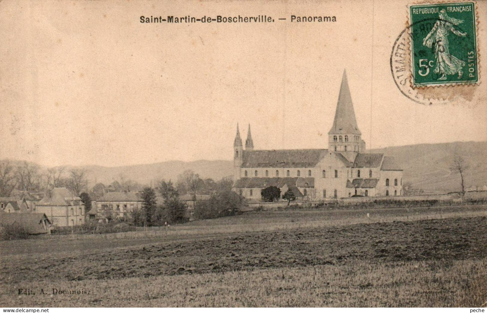 N°11626 -cpa Saint Martin De Boscherville -panorama- - Saint-Martin-de-Boscherville