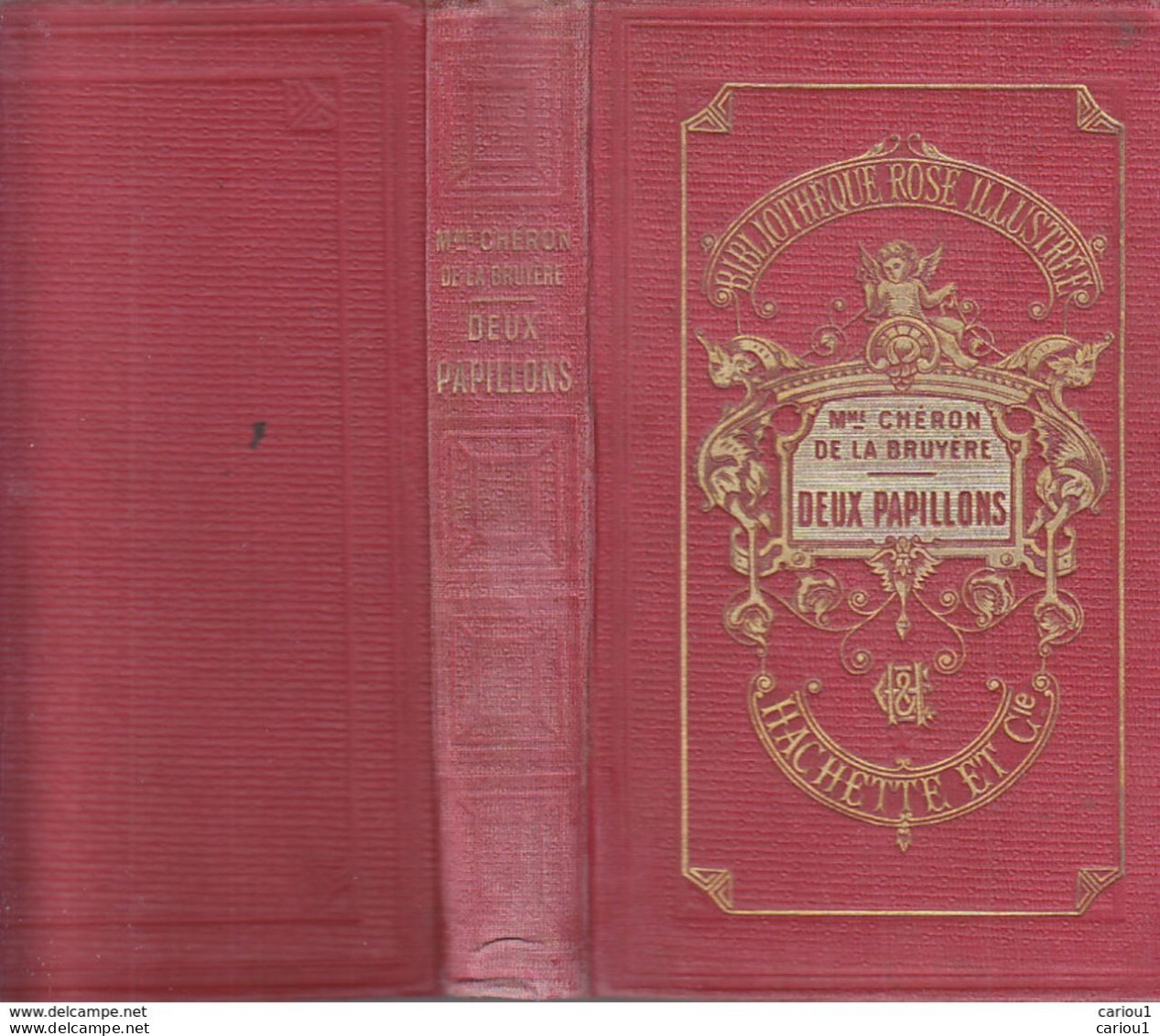 C1 Cheron De La Bruyere DEUX PAPILLONS Bibliotheque Rose Illustree 1911 TOFANI Port Inclus France - Biblioteca Rosa