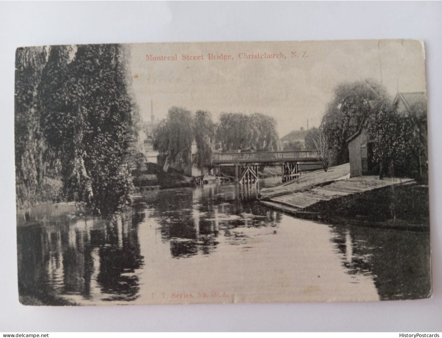 Christchurch, Montreal Street Bridge, New Zealand, 1907 - Neuseeland