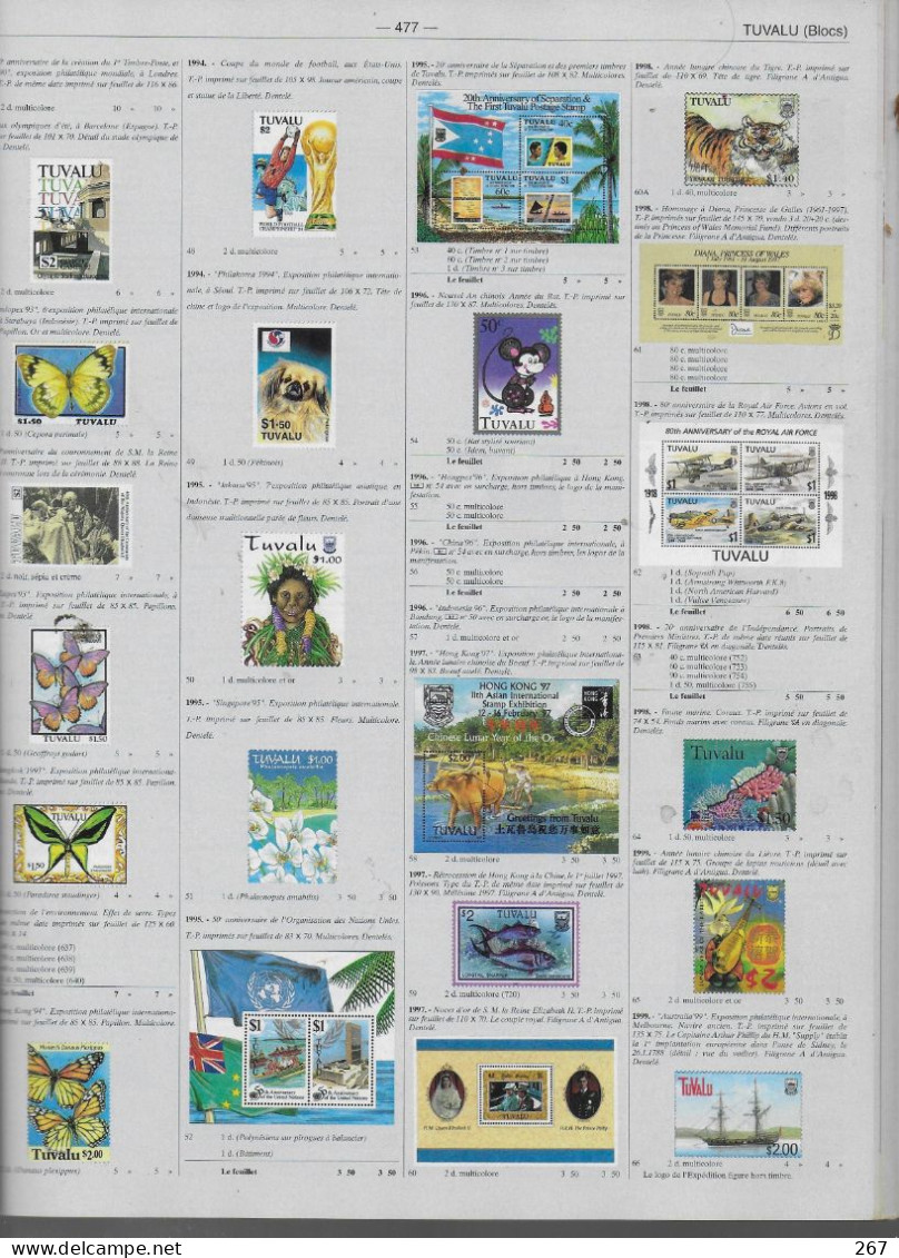 Catalogue Yvert Tellier Outre Mer  2010 Volume 7  Couleur  Seychelles - Zoulouland  670 Pages  1,200 Kg - Frankrijk