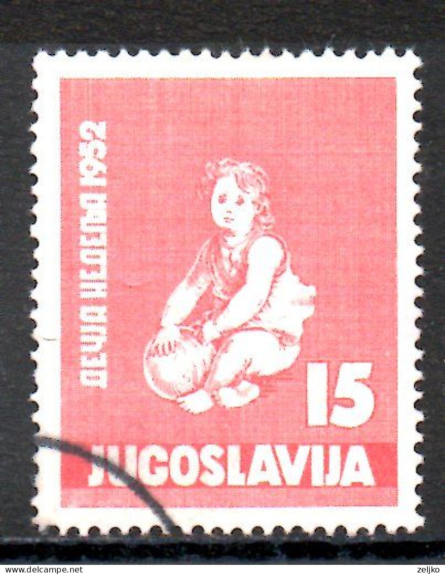 Yugoslavia, Used, 1952, Michel 696, Children's Week - Usati