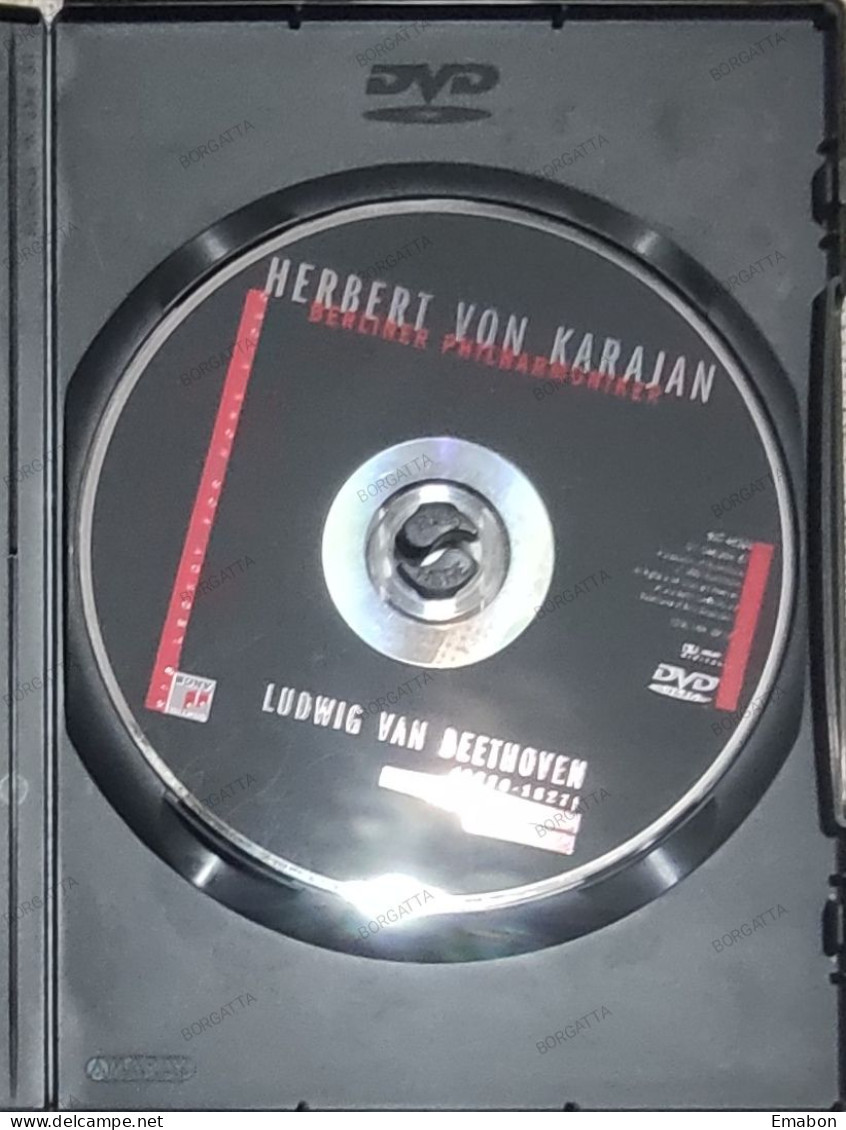 BORGATTA - MUSICA -  Dvd LUDWIG VAN BEETHOVEN SIMPHONY 9 CORAL - VON KARAJAN - SONY- USATO In Buono Stato - Concerto E Musica