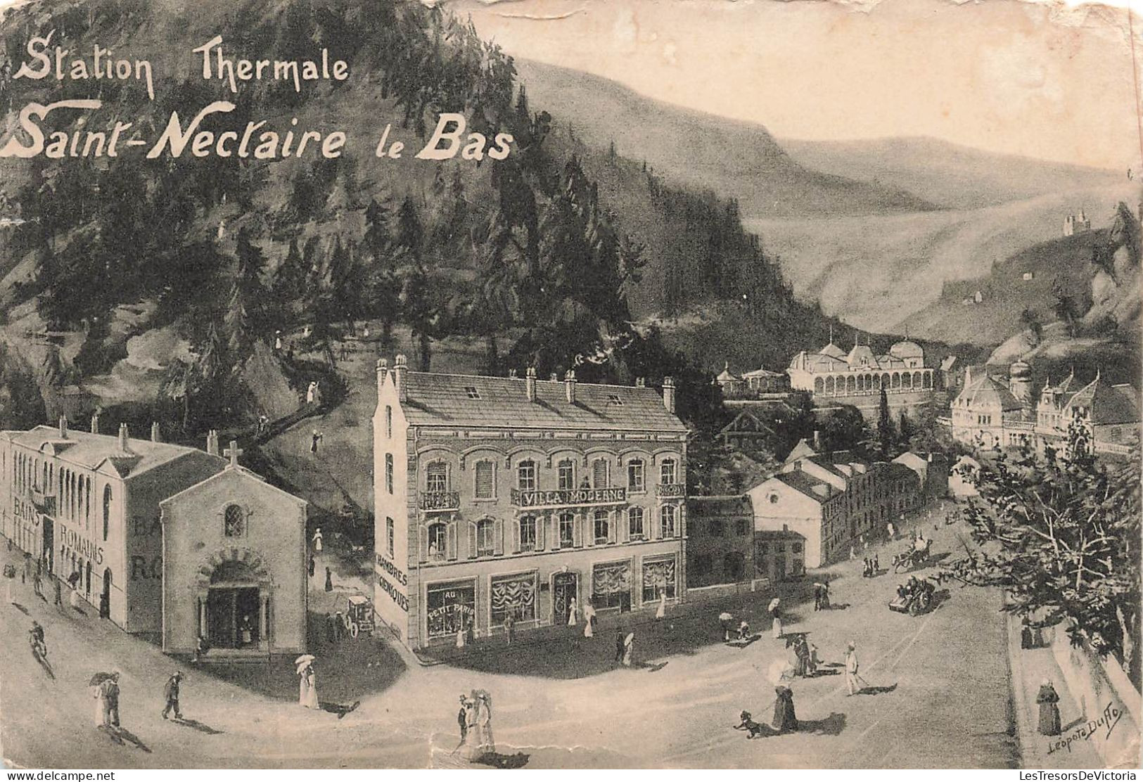 FRANCE - Saint Nectaire Le Bas - Station Thermale - Villa Moderne - Carte Postale Ancienne - Saint Nectaire