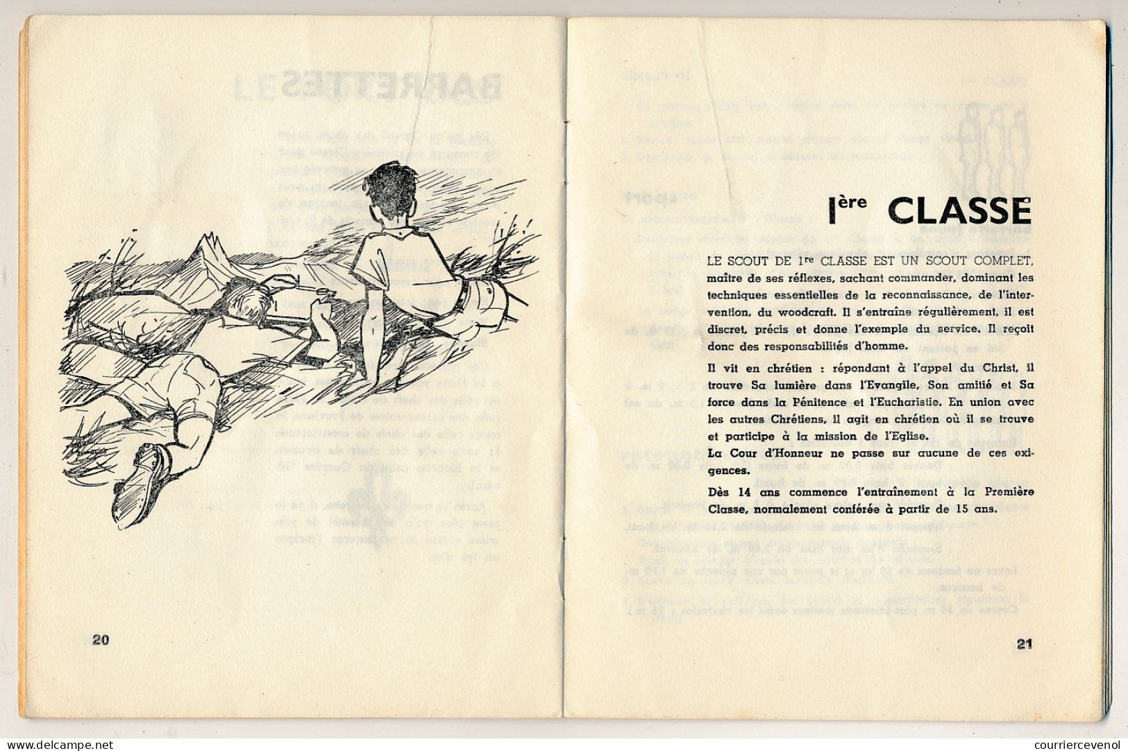 FRANCE - SCOUTISME - Epreuves De Classe (Les Scouts De France) - Illustrations Pierre Joubert - Scoutisme