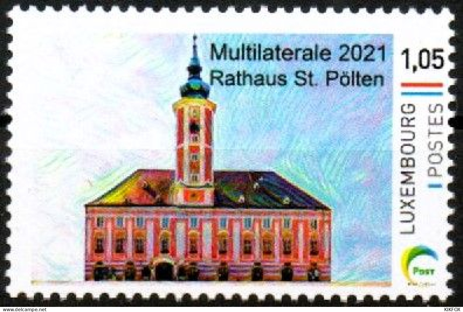 LUXEMBOURG,LUXEMBURG,2021, Timbre Meng.Post - MULTILATERALE RATHAUS ST. PÖLTEN , POSTFRISCH, NEUF, - Unused Stamps