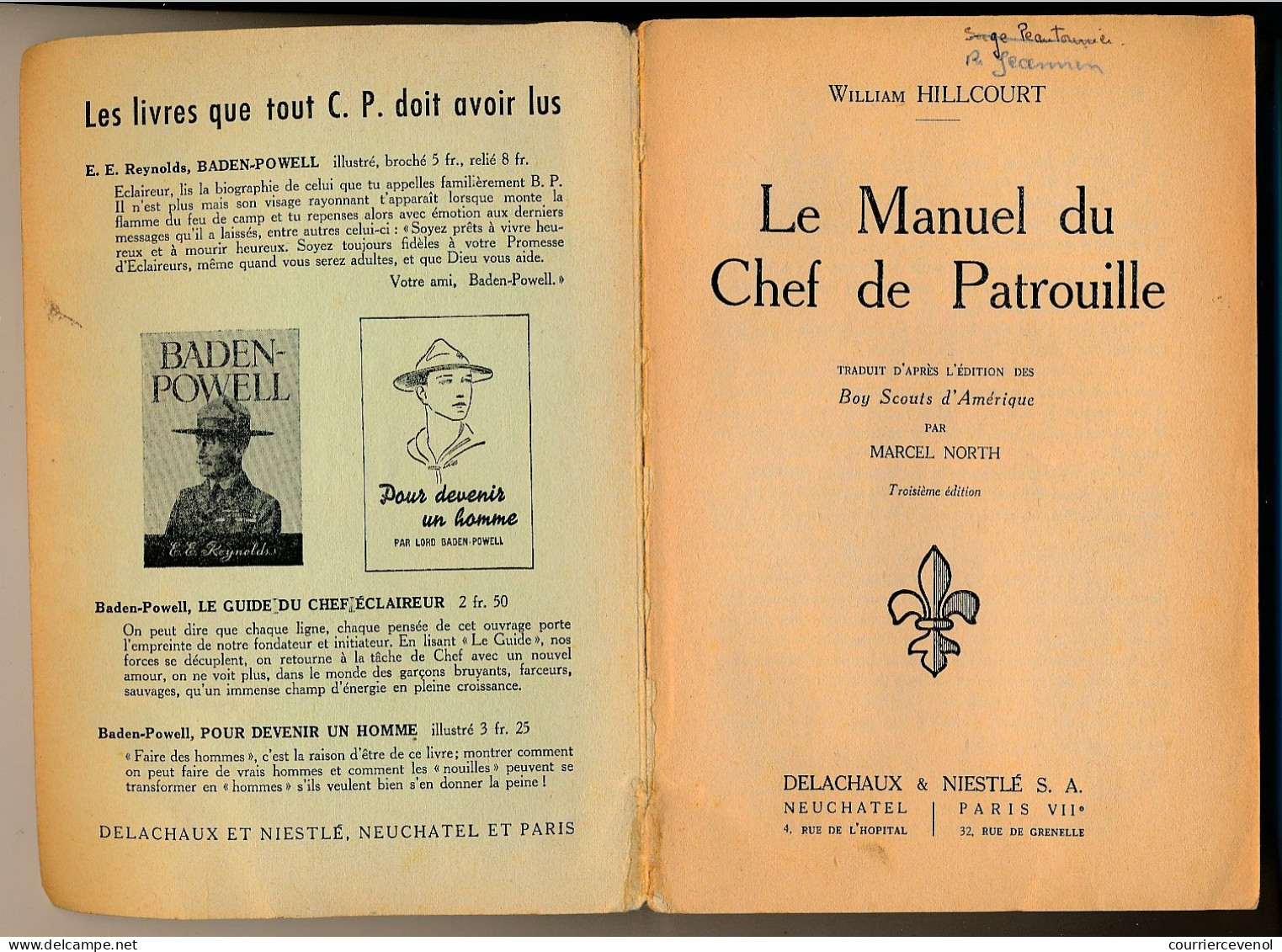 FRANCE - SCOUTISME - Le Manuel Du Chef De Patrouille - Movimiento Scout