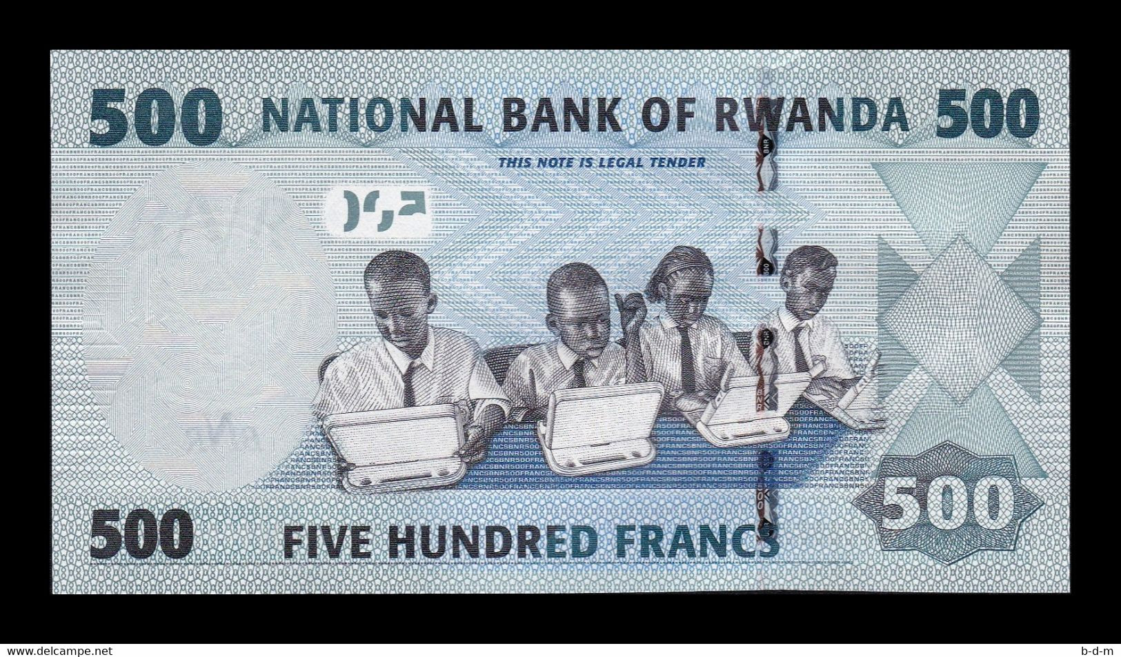 Ruanda Lot Bundle 10 Banknotes 500 Francs 2013 Pick 38 Sc Unc - Rwanda