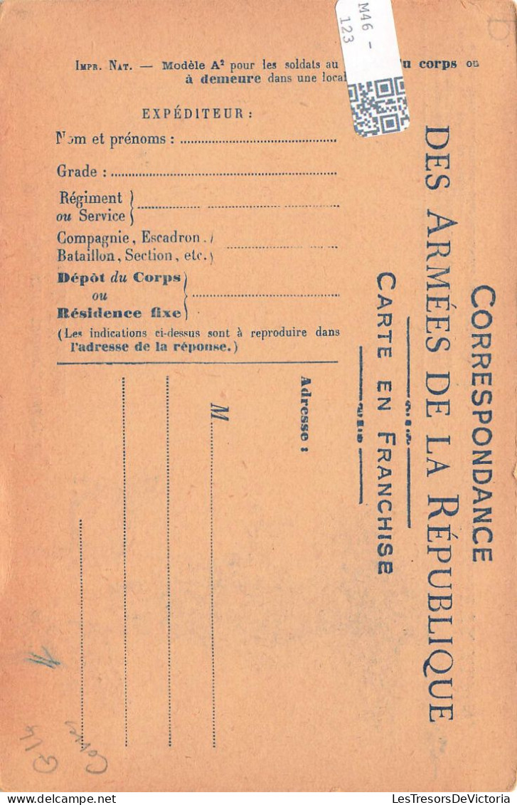 MÉTIERS - Chasseur Alpin - Carte Postale Ancienne - Artisanat